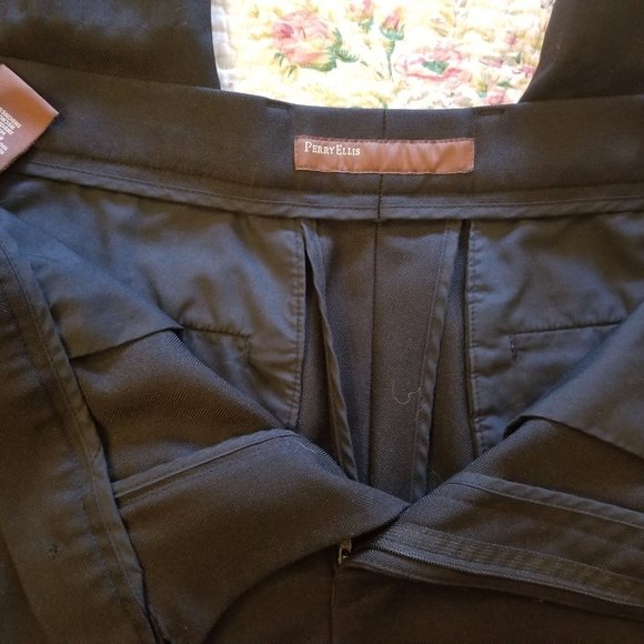 Black Dress Slacks by Perry Ellis - Picture 2 of 3